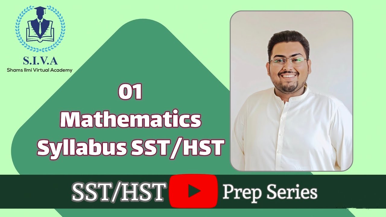 Lecture 01, Introduction to Math's Syllabus expected for the tests of ...