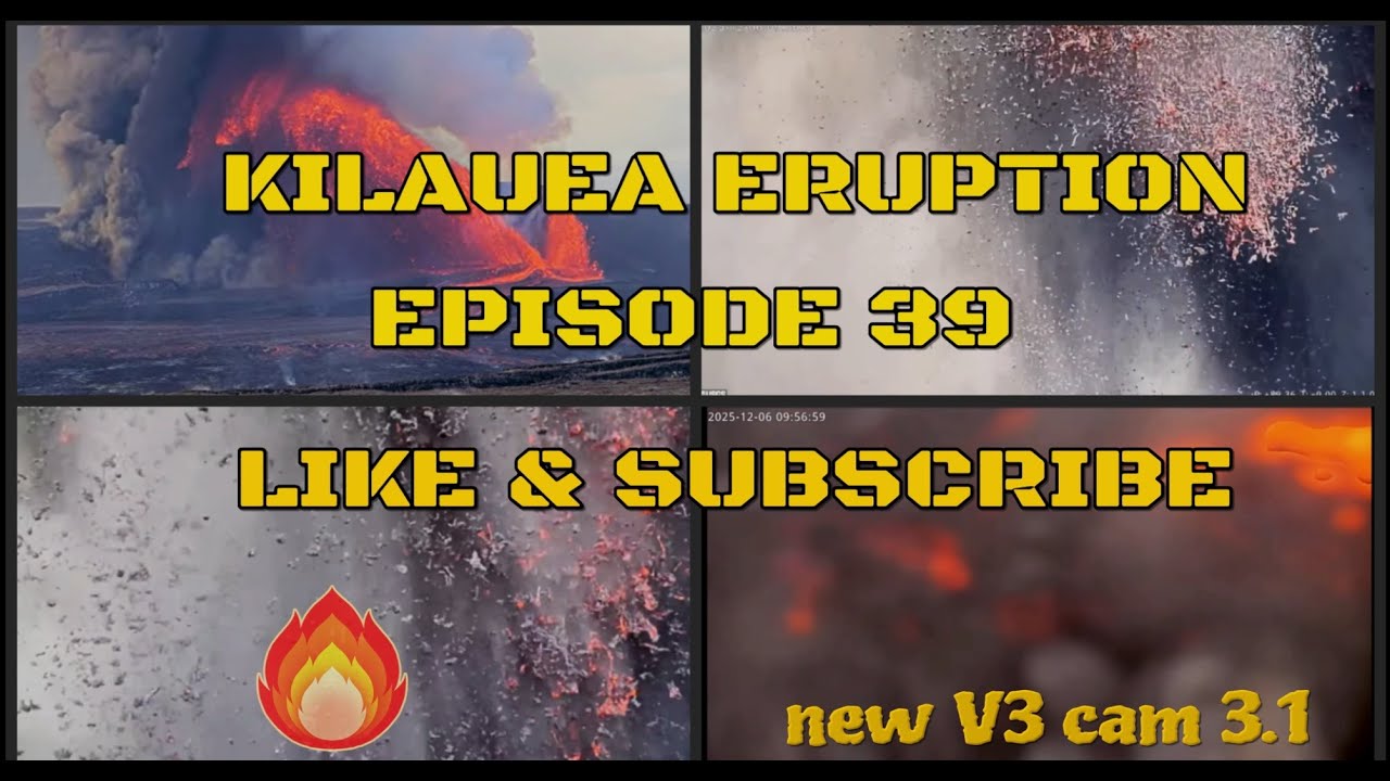[LIVE] Kilauea Volcano Episode 39 V1 Cam 