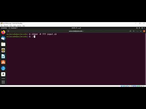 Bash script to ask the user for some information