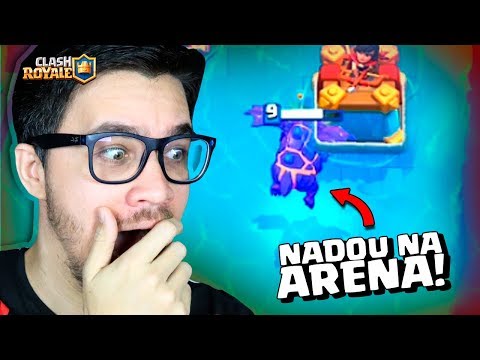 MUITO BUGADO! O LAVA HOUND NADOU NA ARENA INUNDADA DO CLASH ROYALE