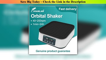 Editor’s Choice JOANLAB 110/220V Orbital Shaker Digital Display Shaker Laboratory Multi-purpose Osc