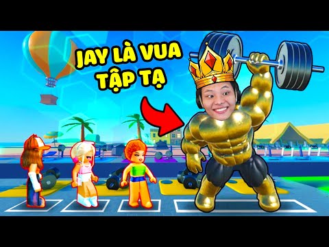 [ROBLOX] JAYGRAY IS THE KING OF GIANT 1000KG WEIGHTBACK WORKOUTS💪😂🏋🏼THE GYM LINEUP CHALLENGE, THE...