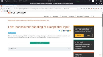 Inconsistent handling of exceptional input (Video Solution) | 2020
