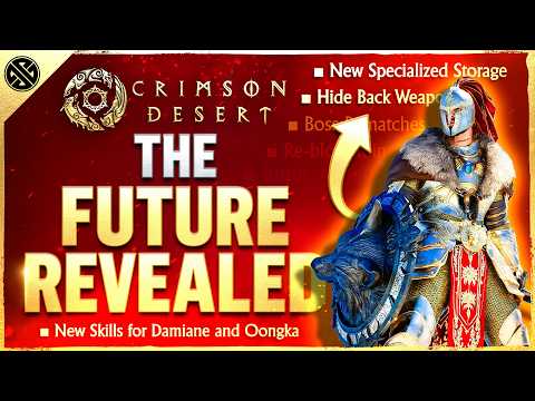 Crimson Desert - Massive New Updates! New Skills, Camp Improvements, Difficulty Settings And More!