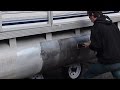 How to Clean & Polish Aluminum Pontoons in Less than 60 minutes