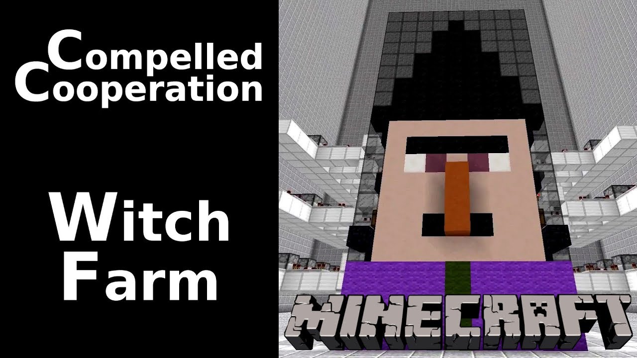 Minecraft - 1.9 Witch Farm - Compelled Cooperation