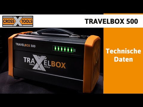 0.7кВт | 700Вт | Портативная зарядная станция | 220В, 120000 мА |TRAVELBOX 500 | электростанция для квартиры, видео 1