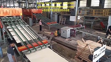 Amazing me! long core veneer stacker，automatic veneer stacking machine，plywood machine，mesin plywood