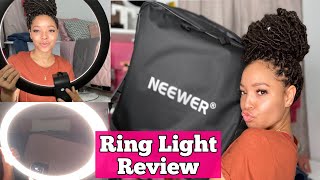 BEST RING LIGHT EVER 2020!! |NEEWER RING LIGHT REVIEW from AMAZON| UNBOX