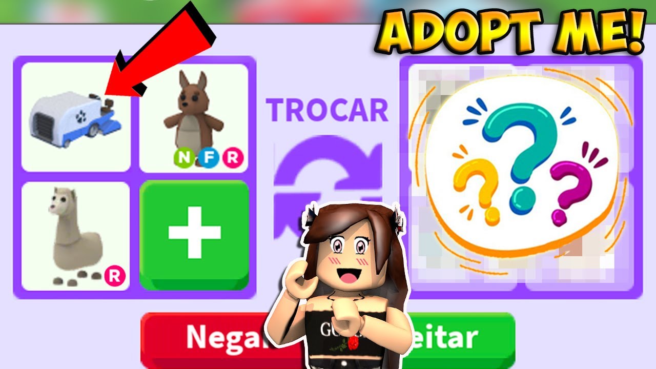 Adopt me trocas e vendas e doações