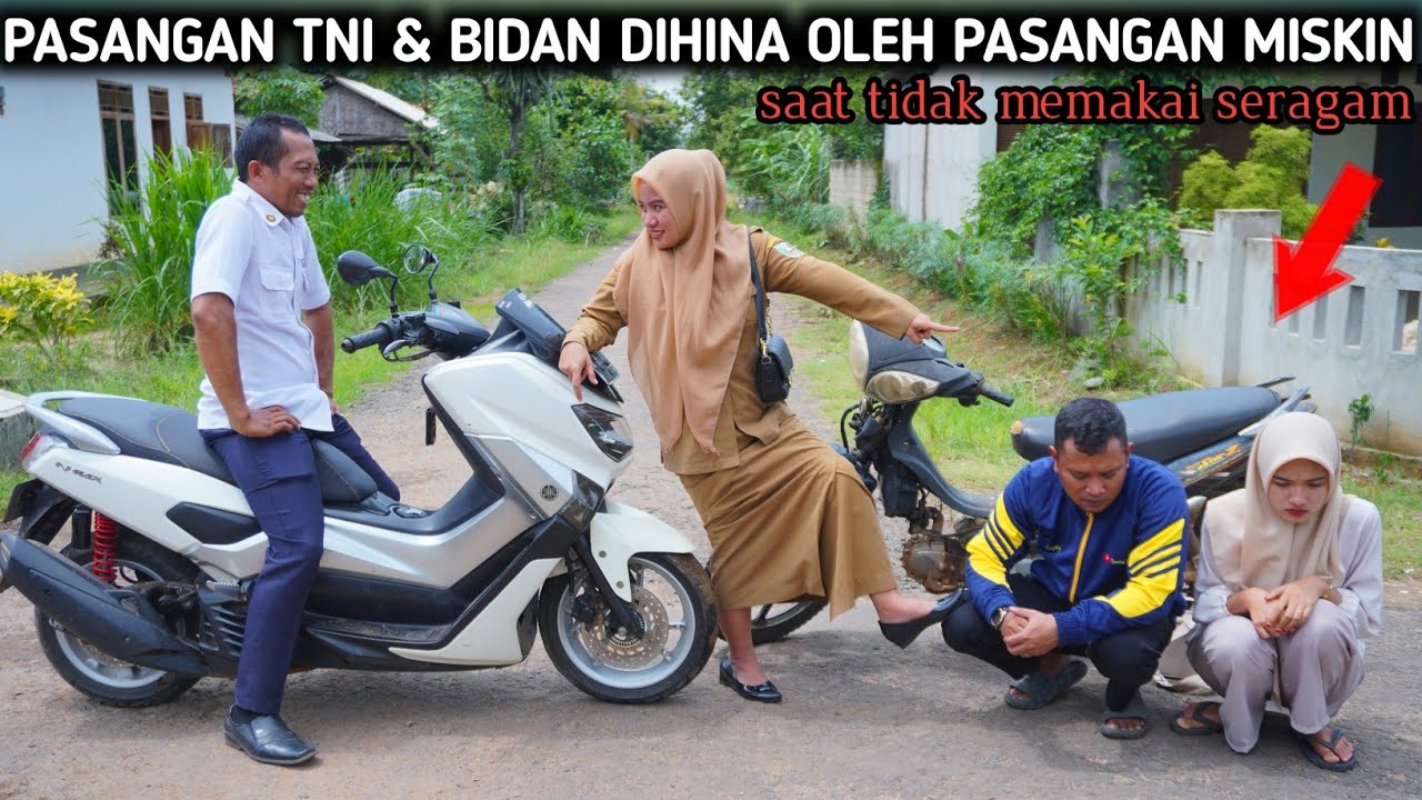 PASANGAN TNI & BIDAN DIHINA SAAT TIDAK MEMAKAI SERAGAM, OLEH PASANGAN MISKIN SOK KAYA ! AKHIRNYA ?!!