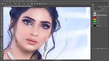 Tutorial on how to edit artwork | How To Remove to Green Background In Photoshop #113 | Arthu Tech