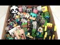 New minecraft figures panda tamed wolf horse pig sheep chicken iron golem steve enderman alex ocelot