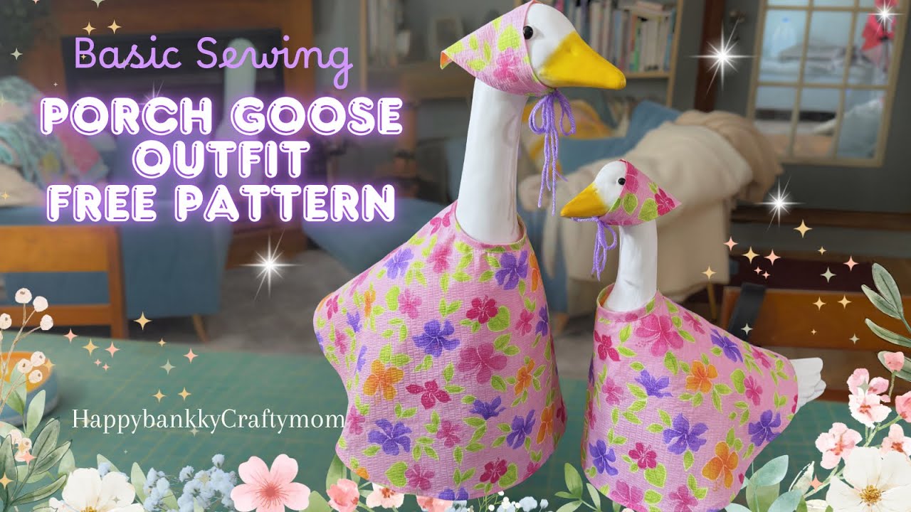 🪿✨ Porch Goose Series: EP. 1 Basic Porch Goose Dress & Bandanna