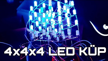 4x4x4 LED KÜP YAPIMI || ARDUINO PROJECTS
