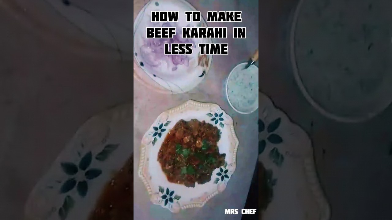 5-Minute Beef Karahi Recipe | Mrs Chef 