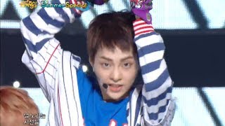 EXO - Growl, 엑소 - 으르렁, Music core 20130810