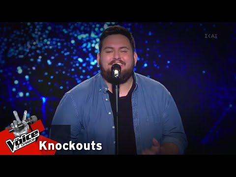 Νίκος Νταλάκας - Κρύψου | 1o Knockout | The Voice of Greece
