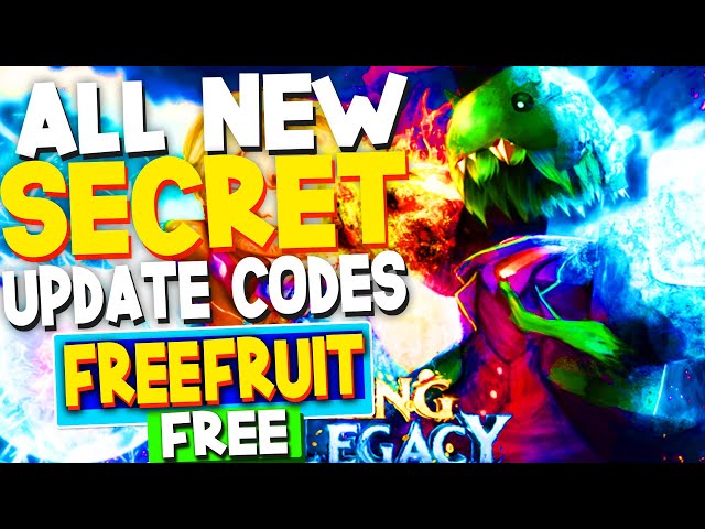 ALL NEW *FREE FRUIT* UPDATE CODES in KING LEGACY