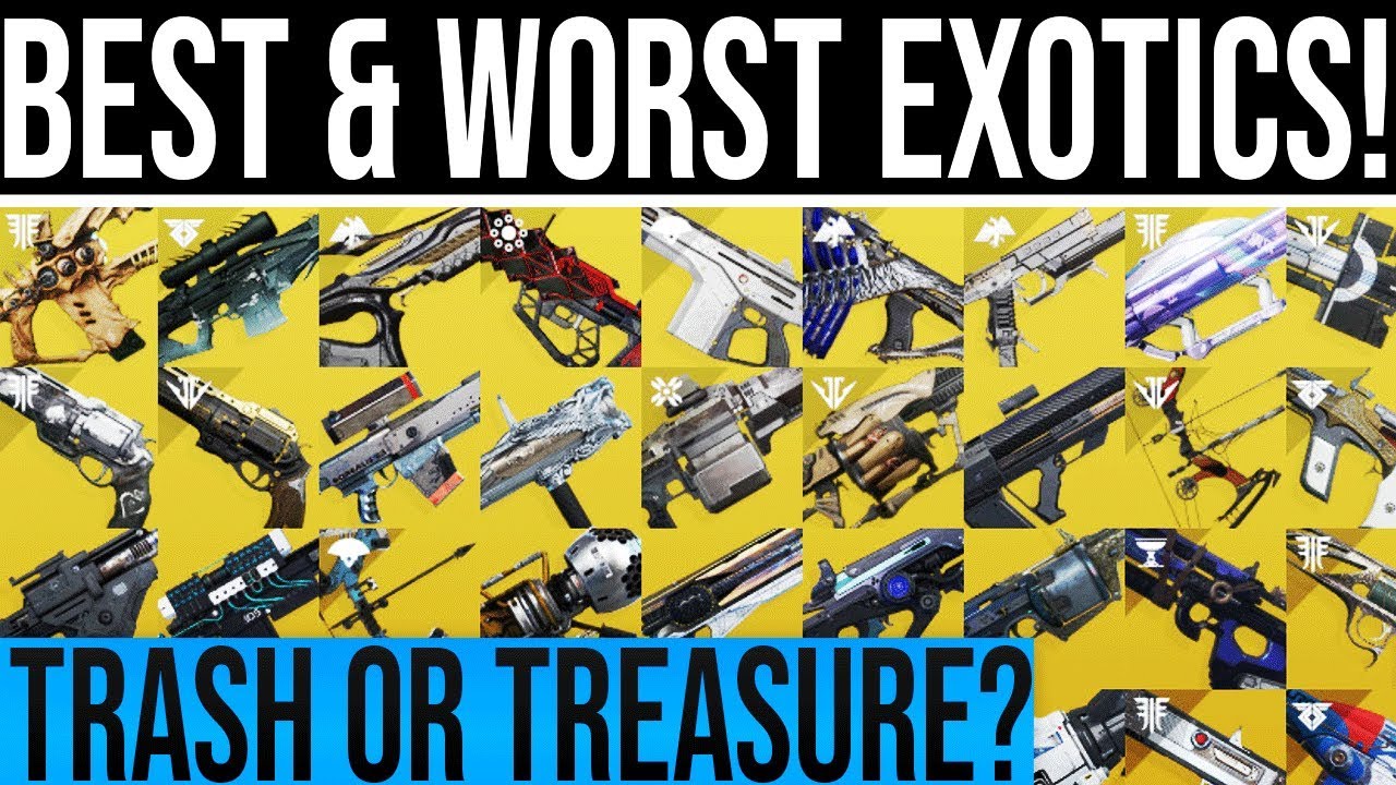 Destiny 2. 2020 BEST AND WORST EXOTICS! (Best Year 3 Exotics) Astro A50 Giveaway!