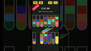 water sort puzzle level 601