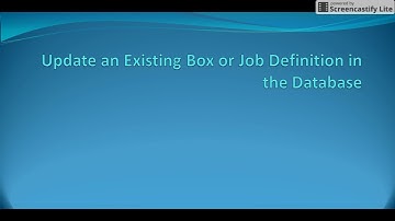 Autosys Tutorials: update_job attribute
