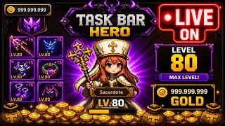 ⚡ TASK BAR HERO | Evolução Insana do Nível 1 ao End Game!