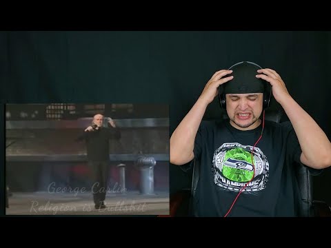 George Carlin — Religion is Bullshit (REACTION) Education Never Stops With George! HELLA FUNNY! LOL!