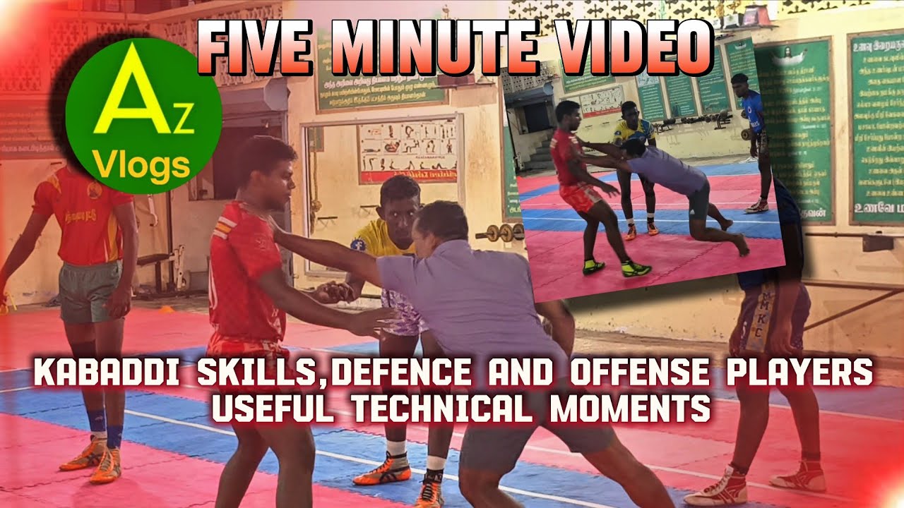 Kabaddi skills,defence and Offense players useful technical moments /Az vlogs/