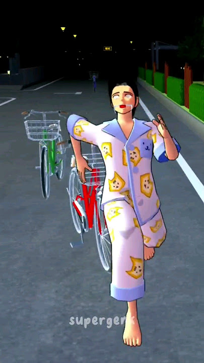 Dikejar Sepeda Hantu 👣 Ghost Bicycle Horror #viral #shorts #dramasakuraschoolsimulator