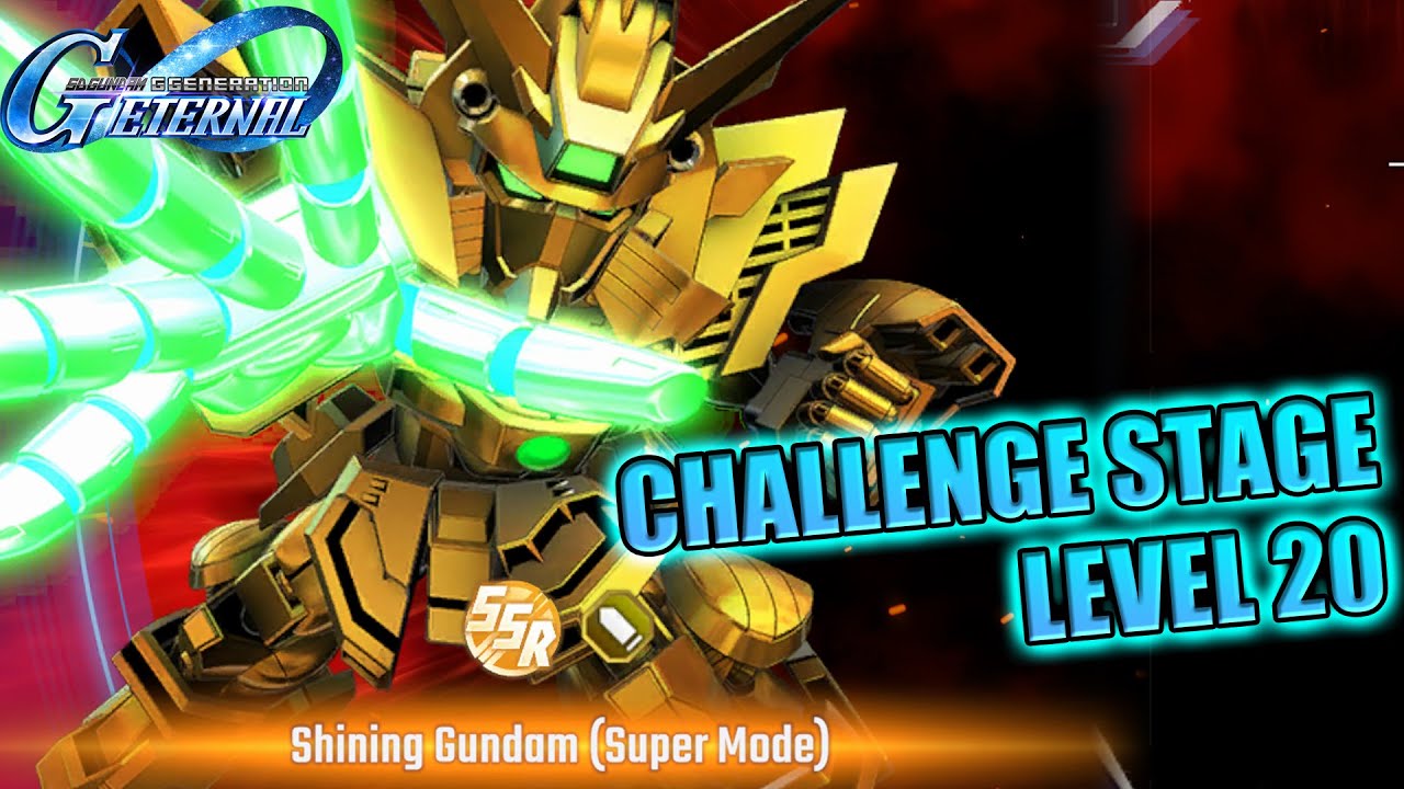 Shining Gundam Challenge Stage Level 20, Fierce Enemy Assault | SD