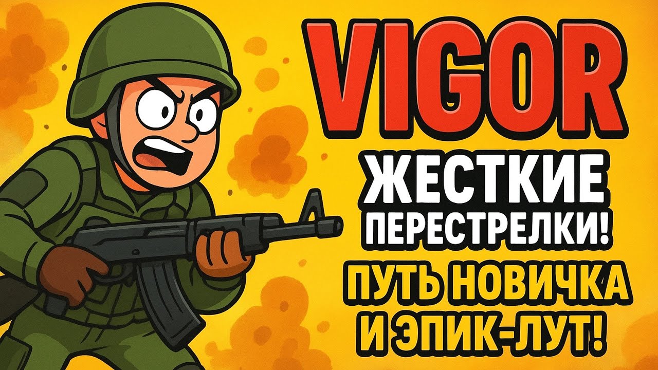🔥 VIGOR — ЖЁСТКИЕ ПЕРЕСТРЕЛКИ! Путь новичка и ЭПИК-ЛУТ! 💥