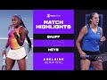 Coco Gauff vs. Madison Keys | 2022 Adelaide 250 Semifinal | WTA Match Highlights