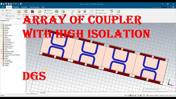 micro strip directional coupler in cst Structure of Coplanar Waveguide (CPW) in cst