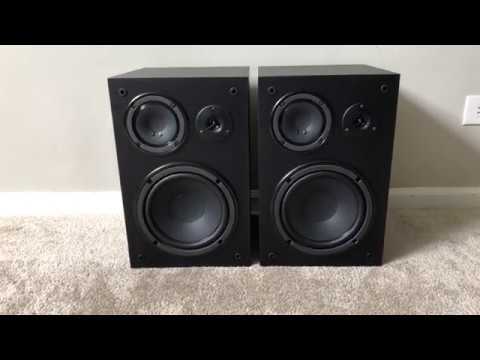 Yamaha Ns A638 Home 3 Way Bookshelf Speakers Youtube