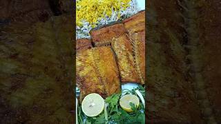 آموزش سبزی پلو با ماهی در کانال دستپخت ایروونی#cooking #shortvideo #shorts #shortsvideo