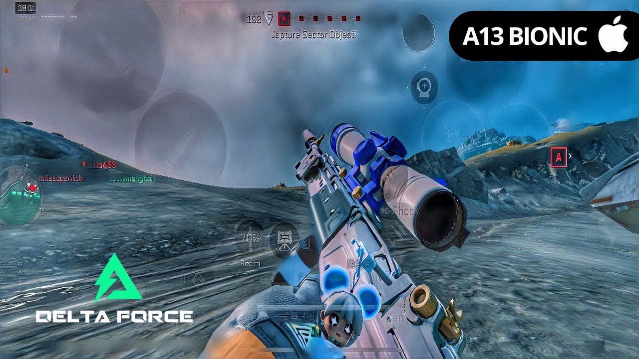 Delta Force Mobile: IPHONE 11 BUT FAST TAP TAP MINI-14 ☠️ (VICTORY UNITE)