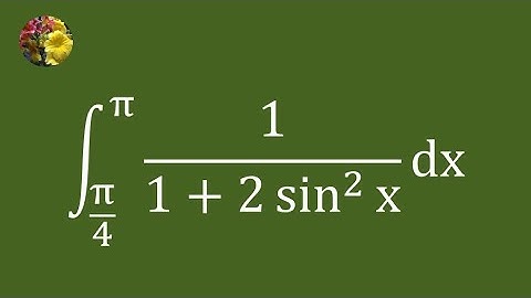 4th method to evaluate  the tricky integral using tangent-half-angle substitution (AI-A-Q-7AAA)