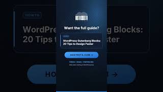 WordPress Gutenberg Blocks: 20 Tips to Design Faster