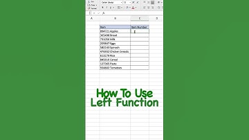 Wonders of Left Function | Excel Tips