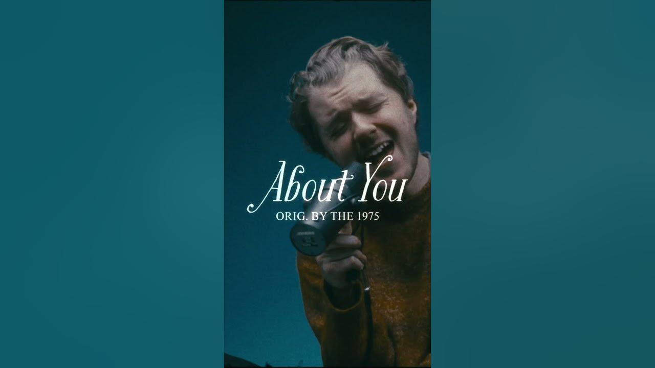 About You by @the1975 but it’s sung by a Swedish guy sitting on a self-playing piano 🤷‍♂️