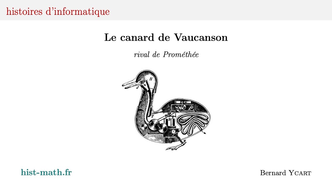 Les automates de Vaucanson