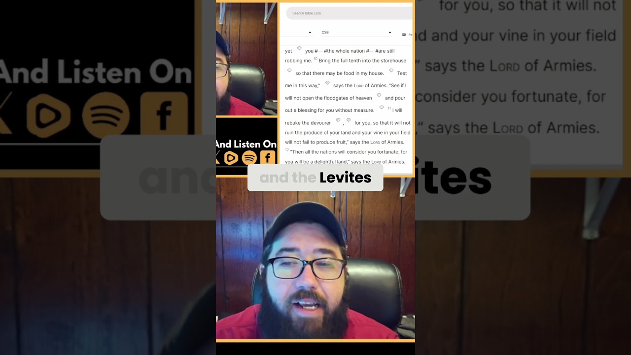 Tithing - Old Covenant vs New Testament Giving