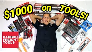 I SPENT $1000 AT HARBOR FREIGHT (TOOL HAUL)