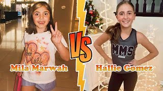 Mila Marwah Vs Hallie Gomez Transformation New Stars From Baby To 2025