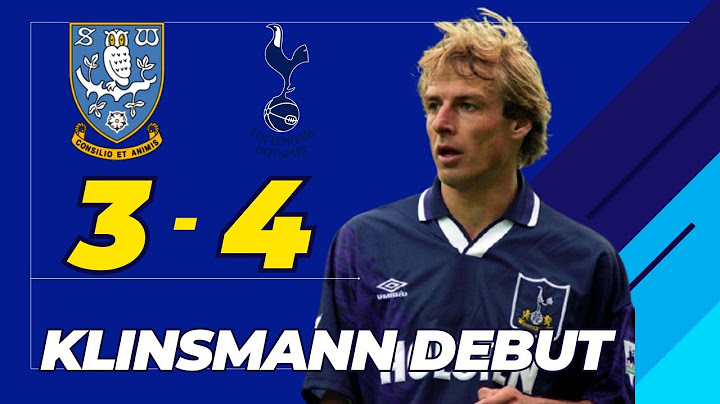 Sheffield Wednesday vs Tottenham Hotspur 3-4 1994 | Klinsmann EPL Debut | Extended Highlights