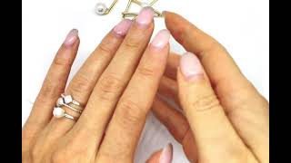 Modern Pearl Silver Ring.  https://upscale.jewelry/