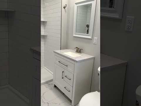 Warren, NJ Bathroom Remodel Featuring Kohler Fixtures and MTI Shower Base