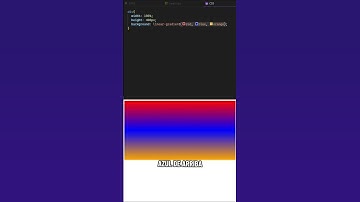 ¿Sabías que puedes crear fondos degradados impresionantes con linear-gradient en CSS?#html5