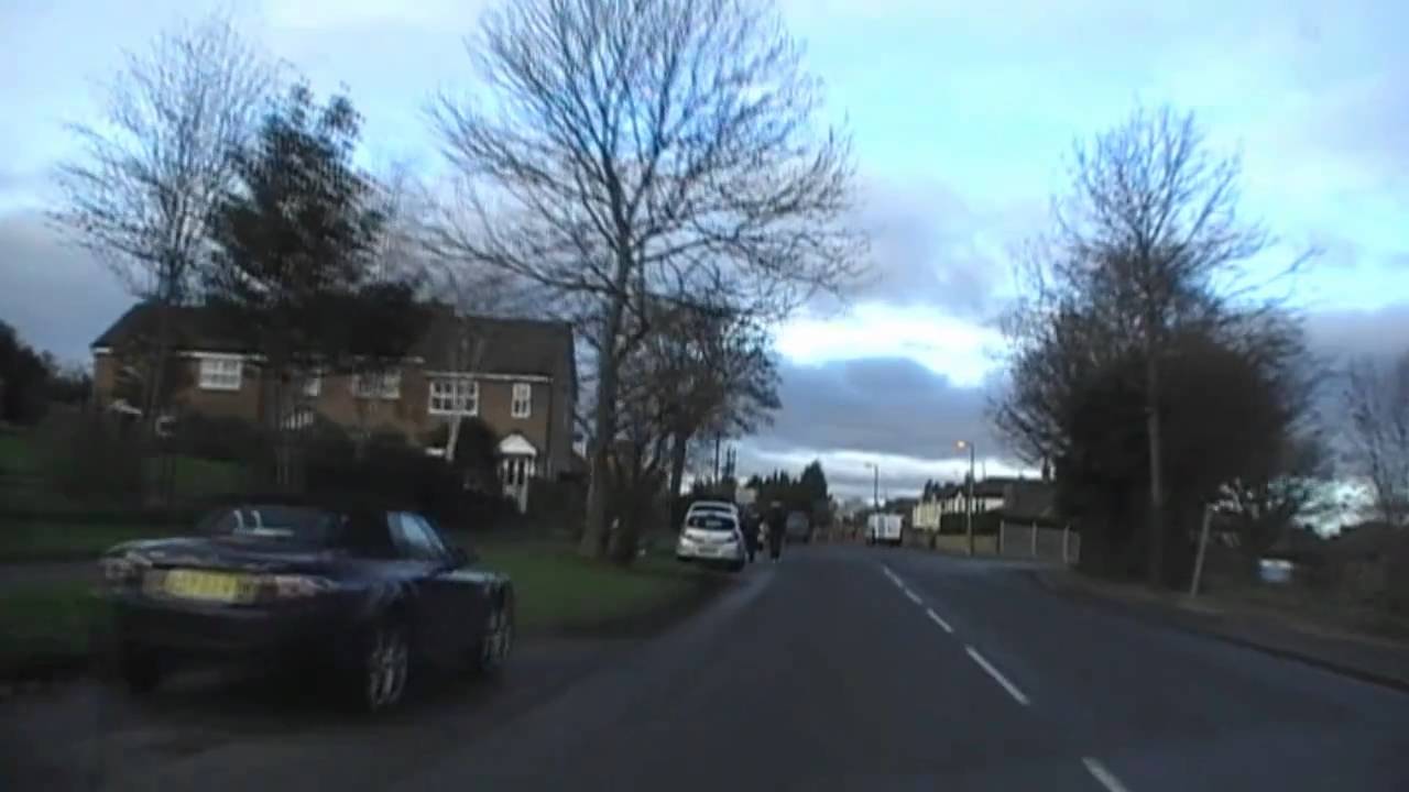 Driving On Pickersleigh Road & Pickersleigh Avenue, Great Malvern, England 10th December 2010